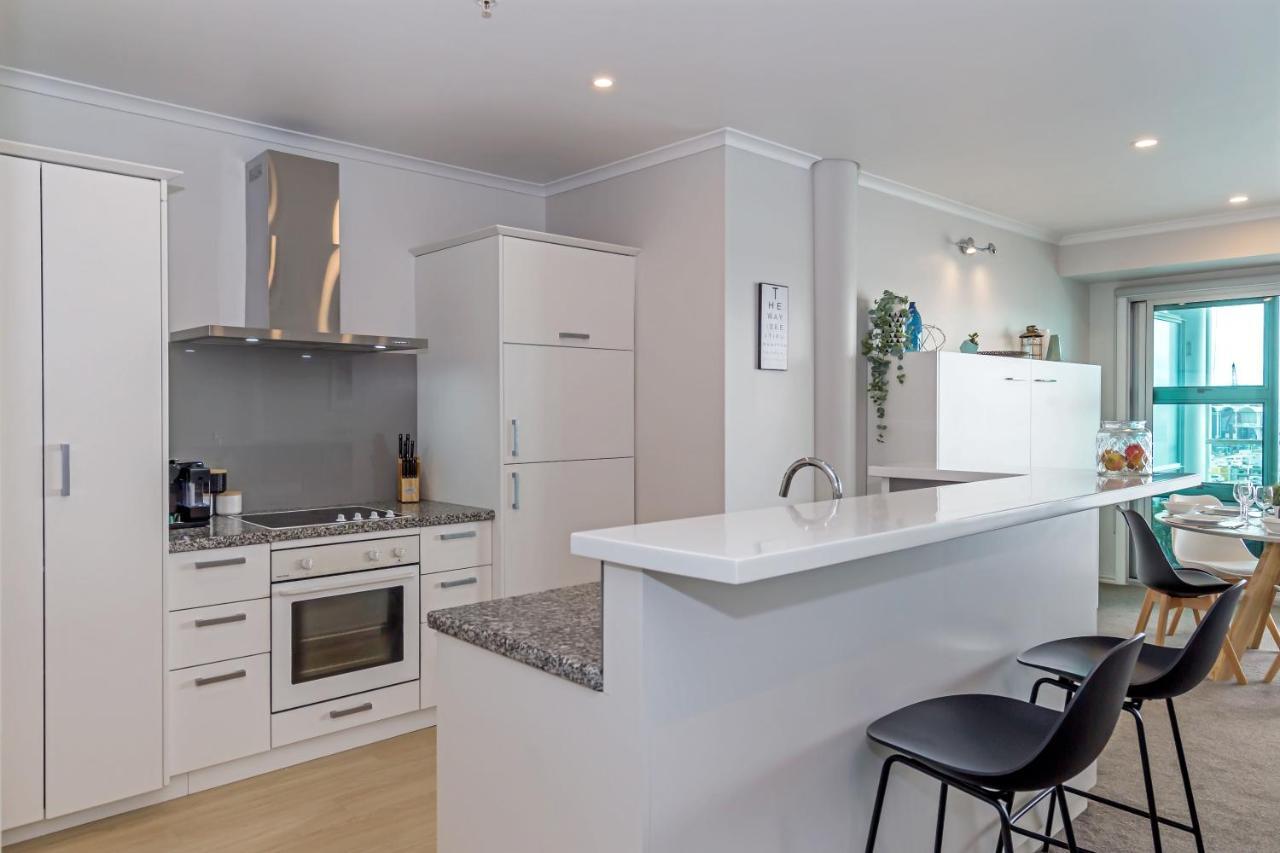 Qv Elegant Modern Apt With Water View - 982 Auckland Dış mekan fotoğraf