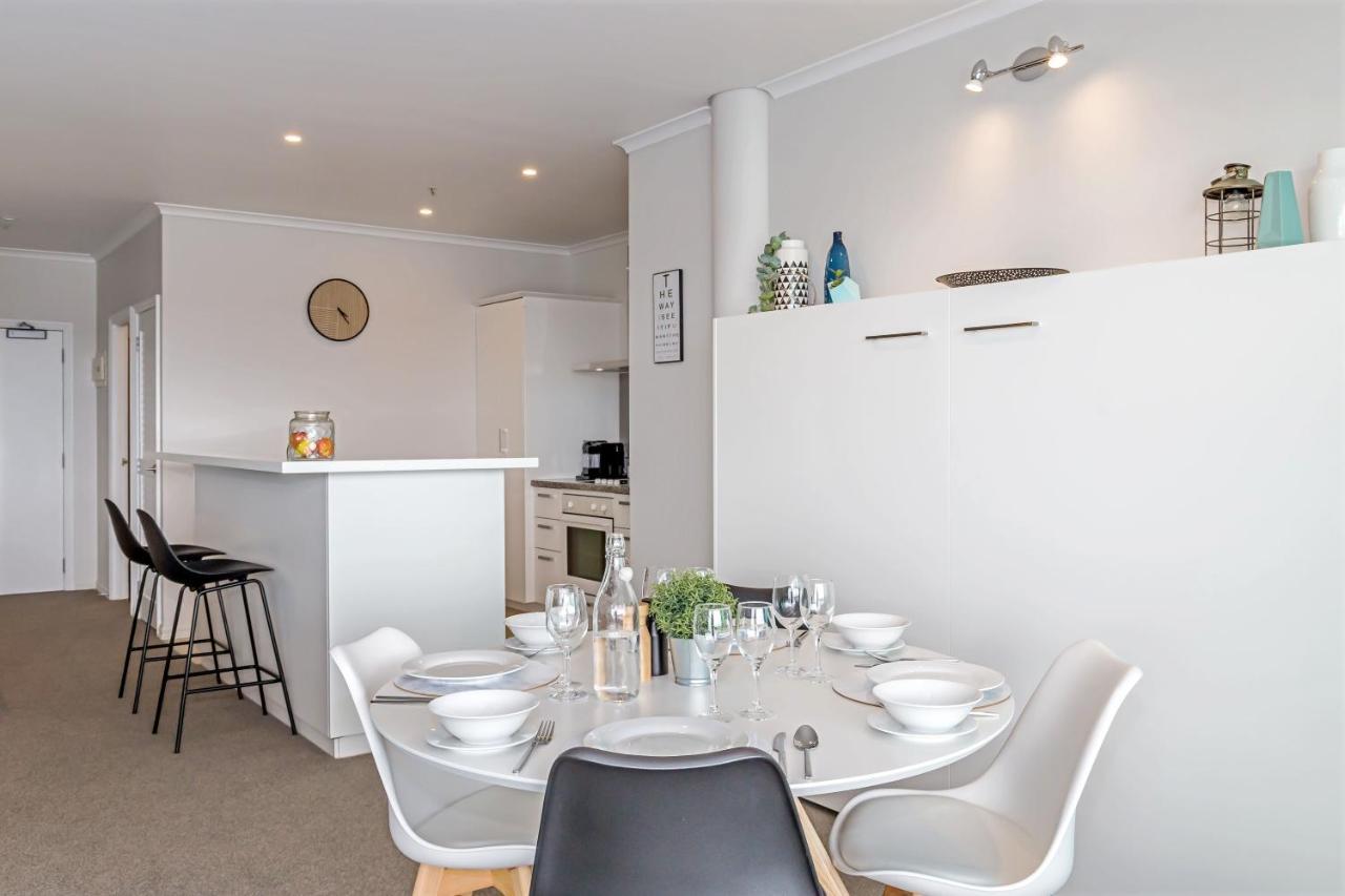 Qv Elegant Modern Apt With Water View - 982 Auckland Dış mekan fotoğraf